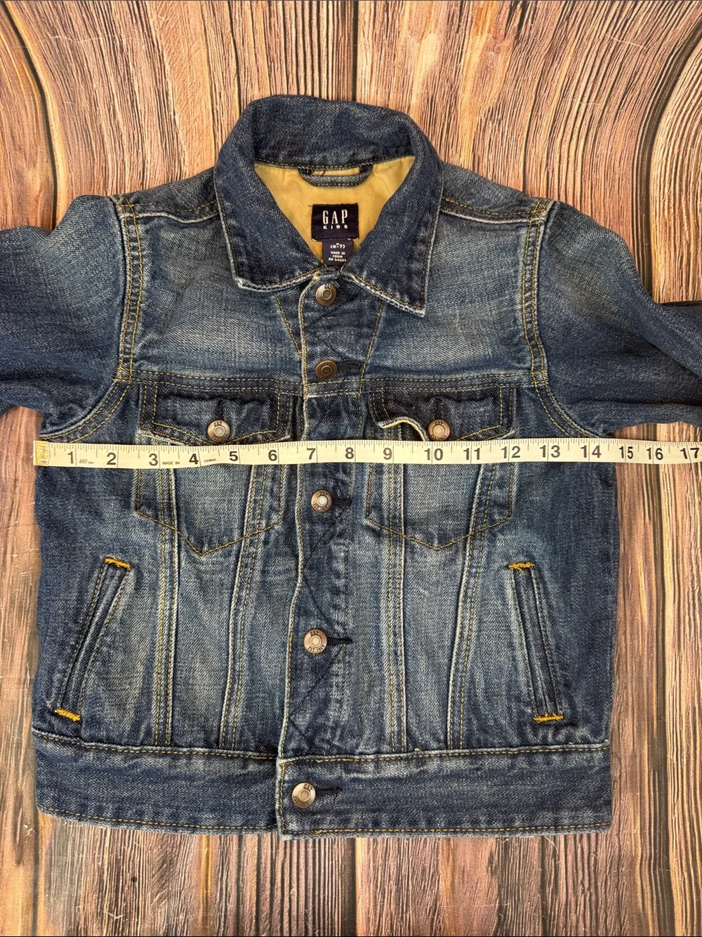 GAP Faded Indigo Denim Jacket